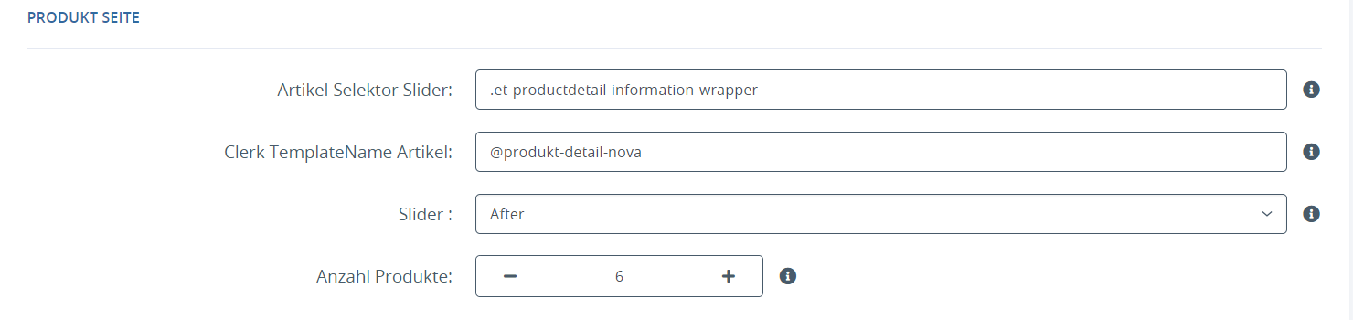 wie es im Clerk-Plugin in Ihrem JTL-Backend aussehen sollte