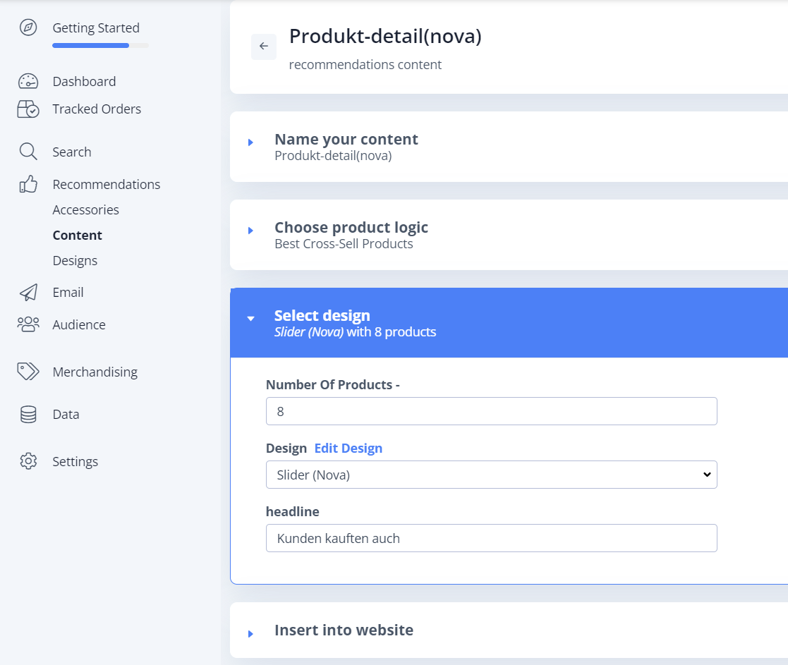 cómo debería verse en el plugin clerk en tu backend JTL